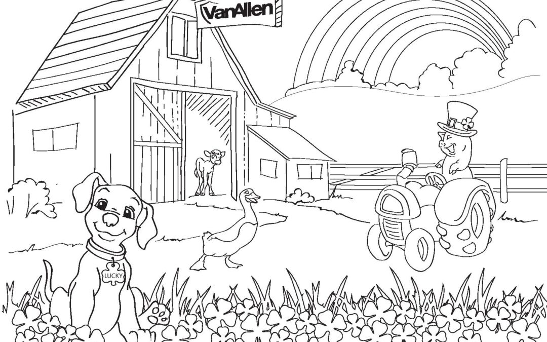 Paddyfest Colouring Page